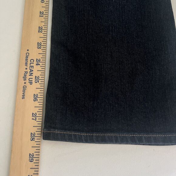 Express Jeans Womens 8p Barely Boot I Ultra Low rise I Zelda Style I Dark Wash - Picture 8 of 9